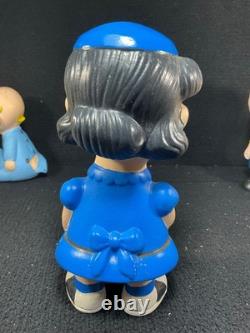 Vintage Ceramic Peanuts Figures Linus Lucy Pigpen Sally Snoopy Charlie Brown