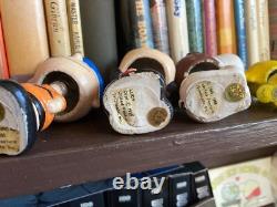 Vintage Charlie Brown Bobble Heads with Lucy, Snoopy, Woodstock
