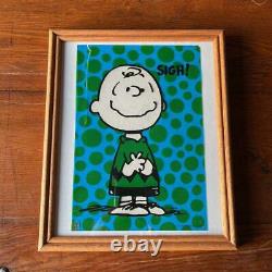 Vintage Charlie Brown Framed Snoopy