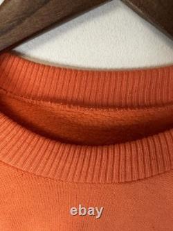 Vintage Charlie Brown Schulz 1952 Orange Crewneck Sweatshirt Sz L