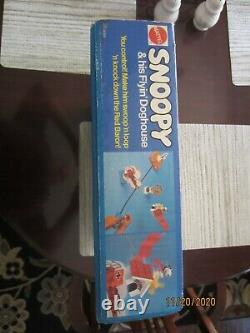 Vintage Charlie Brown Snoopy Flying Doghouse Red Baron VertiBird Sealed NIB Box