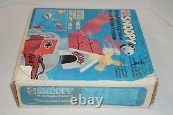 Vintage Charlie Brown Snoopy Flying Doghouse Red Baron VertiBird Sealed NOS