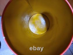 Vintage Cheinco Snoopy Dog House Lid Charlie Brown Metal Garbage Can, Circa 1970