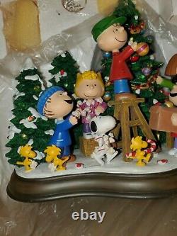 Vintage Danbury Mint Christmas Time Is Here Peanuts Snoopy Charlie Brown NRFB