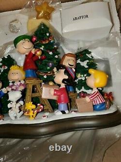 Vintage Danbury Mint Christmas Time Is Here Peanuts Snoopy Charlie Brown NRFB