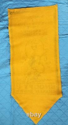 Vintage Felt Banner of Snoopy & Charlie Brown PEANUTS