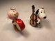 Vintage Peanut Snoopy Charlie Brown Christmas Band Ornament Japan 1958 1966 Euc