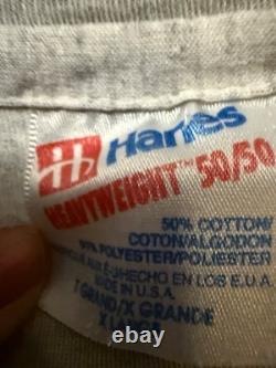 Vintage Peanuts 70s Snoopy Charlie Brown College T-Shirt Xl Classic Character