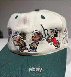 Vintage Peanuts Baseball Cap Snoopy, Charlie Brown, Lucy, Linus