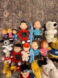 Vintage Peanuts Lot Plush/Toys including Knott's Berry Farm peanuts