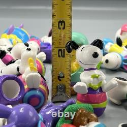 Vintage Peanuts Snoopy 2 Figurine Lot Of 43 United Feature