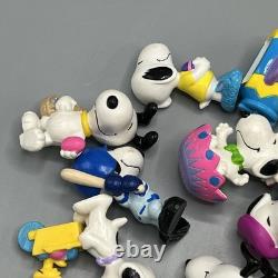 Vintage Peanuts Snoopy 2 Figurine Lot Of 43 United Feature