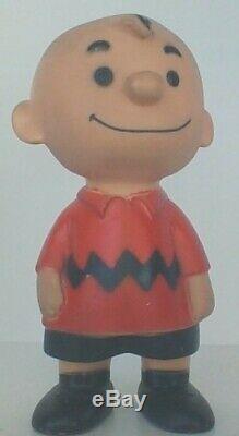 Vintage Peanuts Snoopy Charlie Brown 1958 Hungerford Vinyl Doll Nice