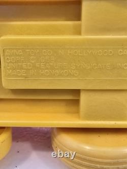 Vintage Peanuts Snoopy Charlie Brown Toy Lot Watches PEZ Cars Hong Kong 50s 60s