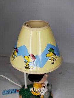 Vintage Peanuts Westland #8265 Charlie Brown & Snoopy Lamp, Excellent Condition