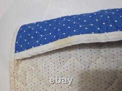 Vintage Quilted Fabric Snoopy Charlie Brown Peanuts Gang Shoe Holder