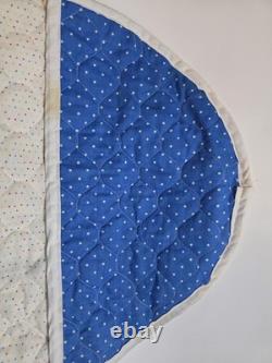 Vintage Quilted Fabric Snoopy Charlie Brown Peanuts Gang Shoe Holder