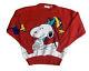 Vintage Snoopy And Friends By Bill Ditfort Sweatshirt Schultz Sz L Aop