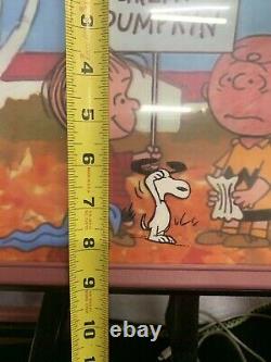 Vintage Snoopy Charlie Brown Peanuts Film Animation Cel The Great Pumpkin 11x9