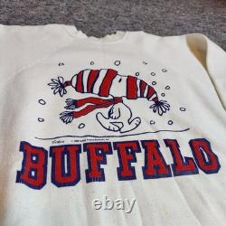 Vintage Snoopy Crewneck Sweatshirt Mens L 50s Snoopy Charlie Brown Schulz