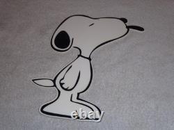 Vintage Snoopy Dog Peanuts Diecut 13 Metal Charles M Schulz Comic Tv Movie Sign