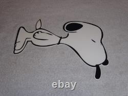 Vintage Snoopy Dog Peanuts Diecut 13 Metal Charles M Schulz Comic Tv Movie Sign