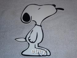 Vintage Snoopy Dog Peanuts Diecut 13 Metal Charles M Schulz Comic Tv Movie Sign