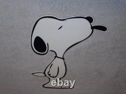 Vintage Snoopy Dog Peanuts Diecut 13 Metal Charles M Schulz Comic Tv Movie Sign