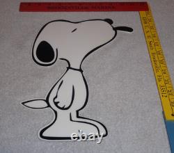 Vintage Snoopy Dog Peanuts Diecut 13 Metal Charles M Schulz Comic Tv Movie Sign