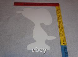 Vintage Snoopy Dog Peanuts Diecut 13 Metal Charles M Schulz Comic Tv Movie Sign