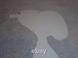 Vintage Snoopy Dog Peanuts Diecut 13 Metal Charles M Schulz Comic Tv Movie Sign