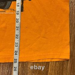 Vintage Tennessee Volunteers Shirt Adult Lg Orange Snoopy Peanuts Charlie Brown