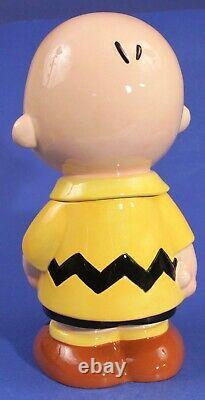 Vintage Westland Giftware Peanuts SNOOPY Hugging CHARLIE BROWN 13 1/2 Cookie Jar