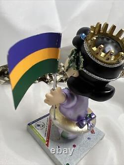 Vintage Westland Giftware Peanuts Snoopy Queen Lucy Of Mardi Gras 8749 Figurine