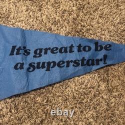 Vitnage Snoopy 1965 Felt Banner Shulz Charlie Brown