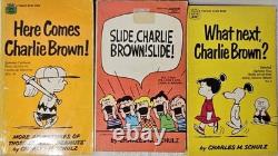 Vtg Charlie Brown Peanuts Snoopy Paperback Collection Charles Schultz 21 Books
