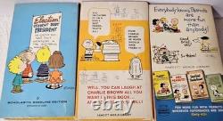 Vtg Charlie Brown Peanuts Snoopy Paperback Collection Charles Schultz 21 Books