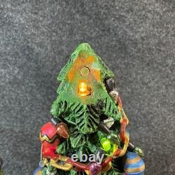 Vtg Danbury Mint Christmas Time Is Here Charlie Brown Peanuts Snoopy Lighted