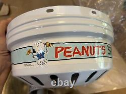 Vtg Peanuts Sports Fan Ceiling Fan Light Kit 42 four blade Snoopy Charlie Brown