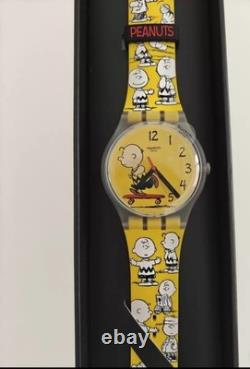 Watch Swatch NEW GENT- POW WOW PEANUTS SNOOPY SO29Z101 CHARLIE BROWN