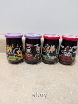 Welch's Concord Grape Jelly Peanuts Snoopy Charlie Brown Lucy Sealed With Lids