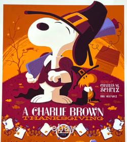 Whalen A CHARLIE BROWN THANKSGIVING Limited Edition Peanuts Snoopy Print