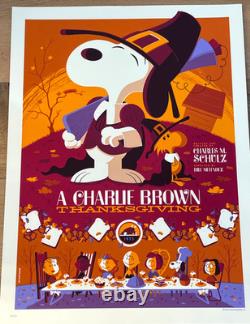 Whalen A CHARLIE BROWN THANKSGIVING Limited Edition Peanuts Snoopy Print
