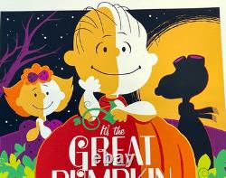 Whalen GREAT PUMPKIN, CHARLIE BROWN Signed Limited Edition Peanuts Snoopy Print