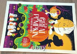 Whalen GREAT PUMPKIN, CHARLIE BROWN Signed Limited Edition Peanuts Snoopy Print