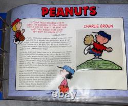 Willabee & Ward Peanuts Collection Binder with 22 Patches Snoopy Charlie Brown CC1