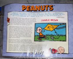 Willabee & Ward Peanuts Collection Binder with 22 Patches Snoopy Charlie Brown CC1