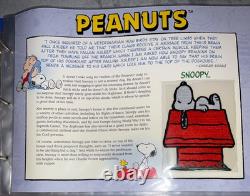 Willabee & Ward Peanuts Collection Binder with 22 Patches Snoopy Charlie Brown CC1