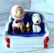 Willitts 1972 Snoopy 40th Anniversary Pottery Music Box Vintage Charlie Brown