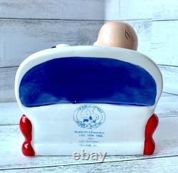 Willitts 1972 Snoopy 40th Anniversary Pottery Music Box Vintage Charlie Brown